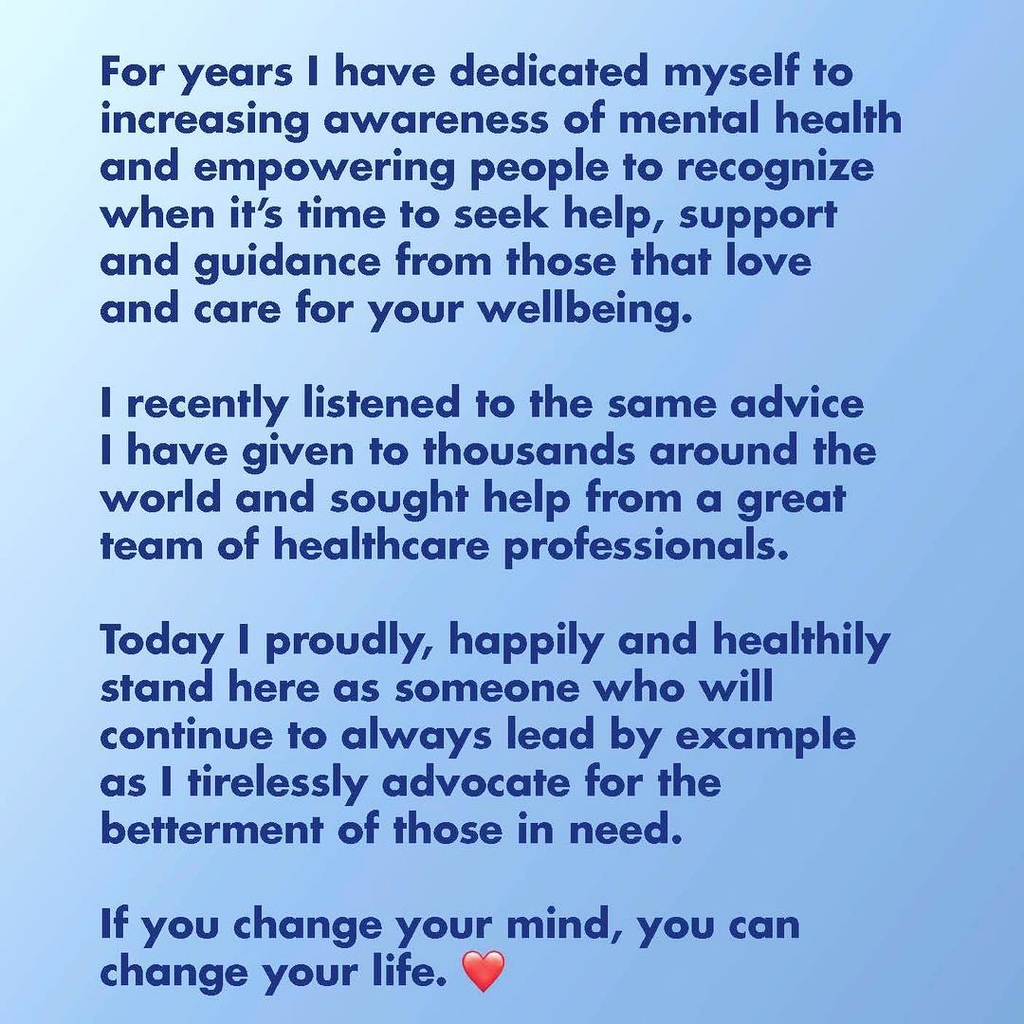 Γνωστή τραγουδίστρια σε κέντρο ψυχικής υγείας  - Το μήνυμά της στο instagram