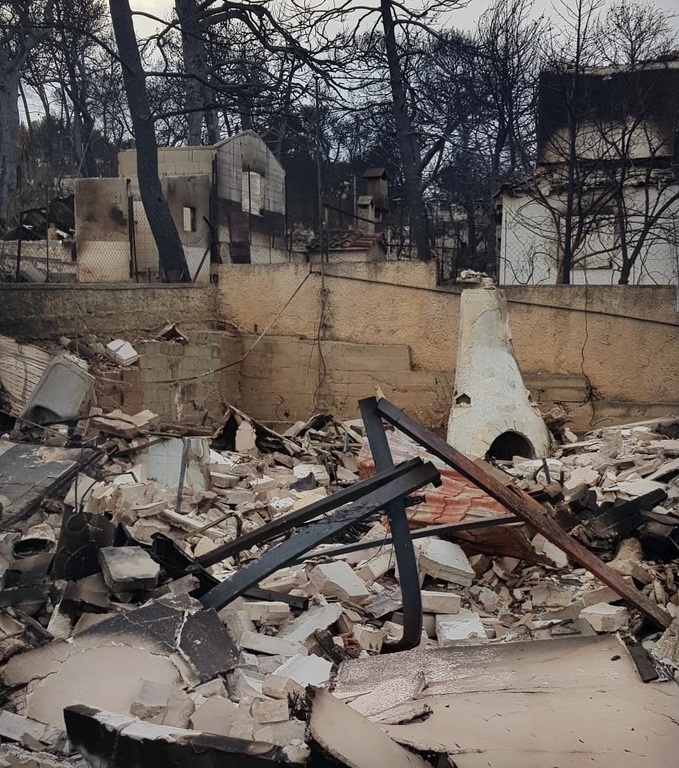 Αποστολία Ζώη στο Μάτι: Οι σοκαριστικές εικόνες στο instagram