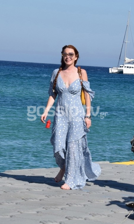 Lindsay Lohan: Γιόρτασε τα γενέθλιά της στη Μύκονο