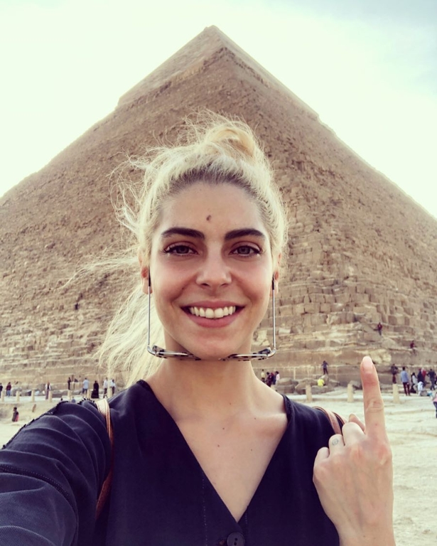 Μυριέλλα Κουρεντή: Εντυπωσιασμένη από την επίσκεψή της στις Πυραμίδες στο Κάιρο!