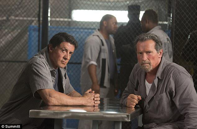 Strongmen: Sly and Arnold shared the screen in the 2013 action film Escape Plan 