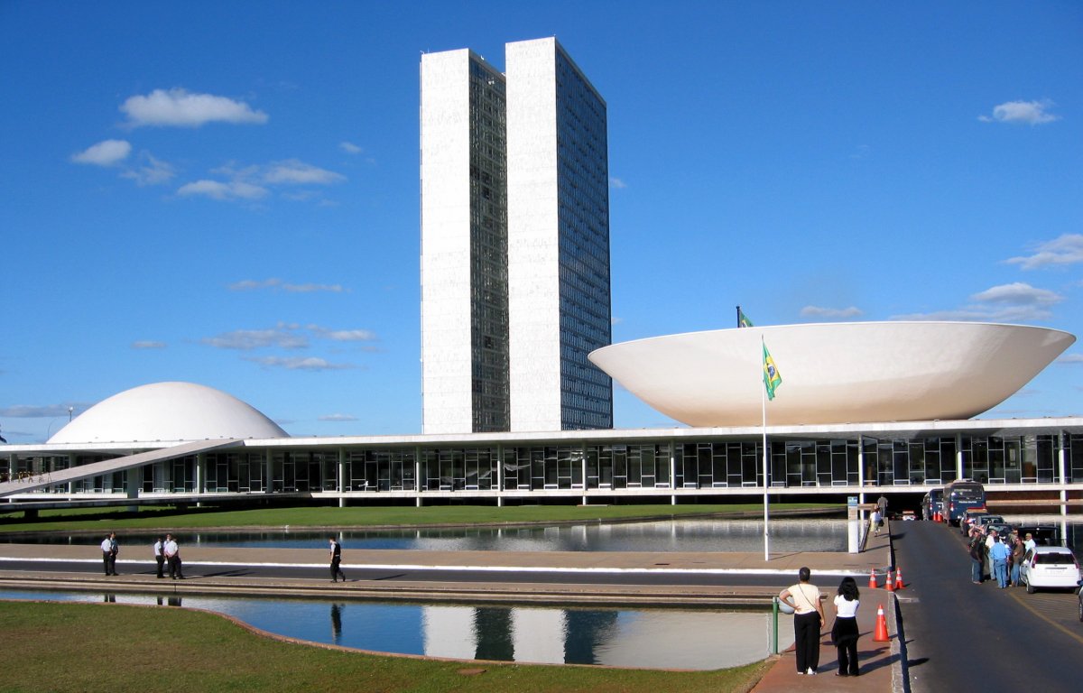 The National Congress of Brazil in Brasília.