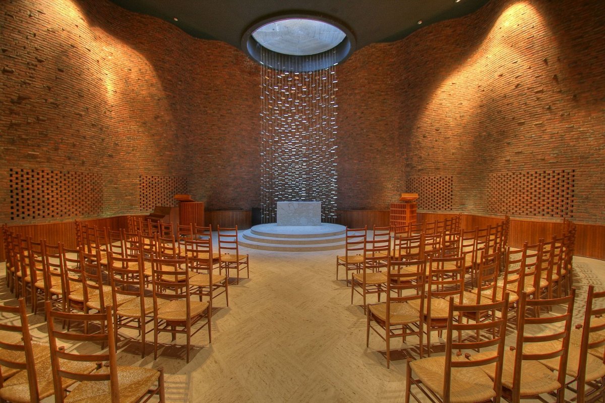 The MIT Chapel in Cambridge, Massachusetts.
