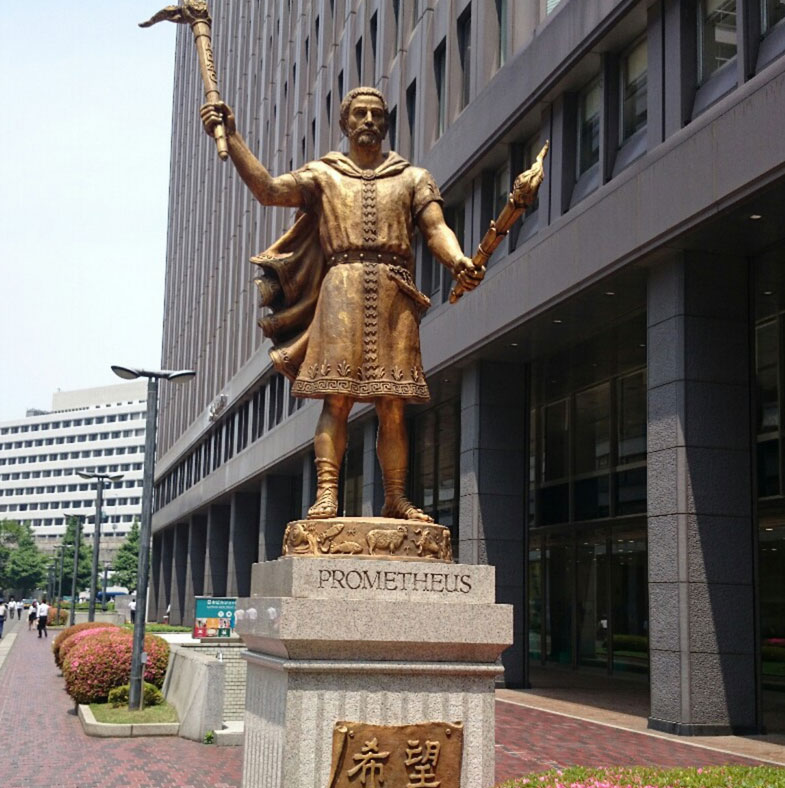 Perierga.gr - Ένα άγαλμα του Προμηθέα στο Τόκυο!