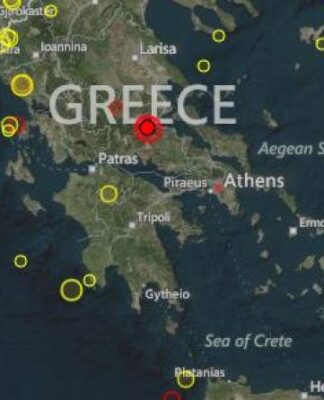 Ισχυρός σεισμός στην Ελάτεια – Αισθητός και στην Αττική