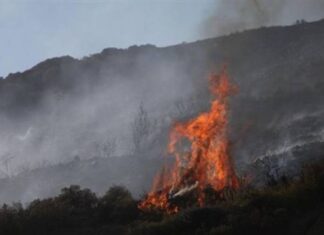 Πυρκαγιά σε εξέλιξη στα Κύθηρα