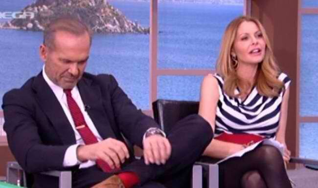 «Πάγωσε» ο Κωστόπουλος-Καλεσμένη του αποκάλυψε την ερωτική τους σχέση