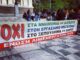Συγκέντρωση διαμαρτυρίας των εργαζομένων του ΟΛΠ στον Πειραιά (φωτορεπορτάζ)