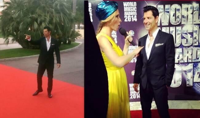 Ο Σάκης Ρουβάς στο κόκκινο χαλί των World Music Awards!