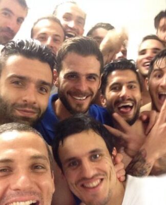Η selfie της ελληνικής νίκης από τα αποδυτήρια