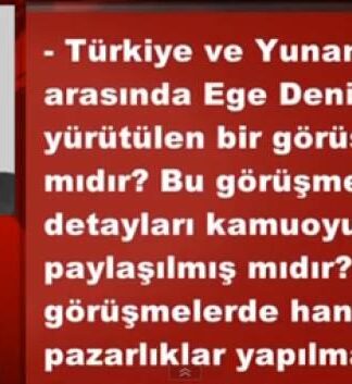 Τούρκος βουλευτής: «Υπάρχει κρυφή συμφωνία για το Αιγαίο;»