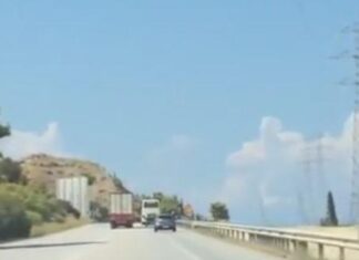 ΕΘΝΙΚΗ ΟΔΟΣ ΑΘΗΝΩΝ-ΠΑΤΡΩΝ: Οδήγηση θανάτου από νταλίκα (Βιντεο)