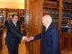 Φωτογραφίες από την επίσκεψη του Βασίλη Κορκίδη στον Πρόεδρο της Δημοκρατίας