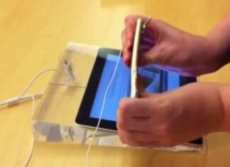 iPhone 6: Ήθελαν να δουν αν λυγίζει και τελικά το έσπασαν (Βίντεο)