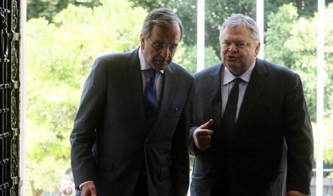 Συνάντηση Σαμαρά – Βενιζέλου για το “ναυάγιο” με την Τρόικα