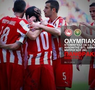 Ολυμπιακός – Πανανθρακικός: Γκολ και θέαμα από τον Θρύλο! (φωτο)
