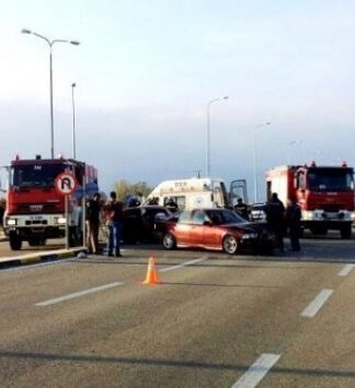 Ξάνθη: Καραμπόλα τριών αυτοκινήτων