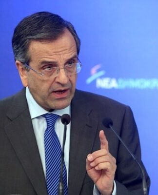 Για εκβιασμό κατηγορεί τον ΣΥΡΙΖΑ ο Αντώνης Σαμαράς