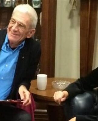 Γοητευμένη από τον Γιάννη Μπουτάρη η Όλγα Κεφαλογιάννη