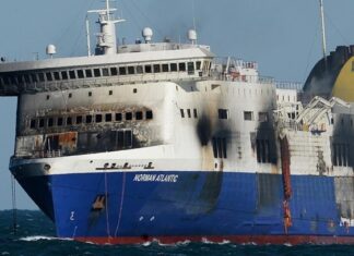 Βρέθηκε απανθρακωμένο πτώμα στο Norman Atlantic