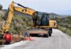 ΑΙΓΙΝΑ: Ξεκίνησαν τα έργα αποκατάστασης του οδοστρώματος στην περιοχή Ανιτσαίον