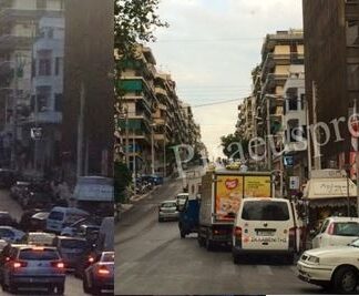 ΤΩΡΑ: Τροχαίο με ΙΧ και μηχανάκι στον ΣΚΛΑΒΕΝΙΤΗ της Χατζηκυριακού (φωτο)