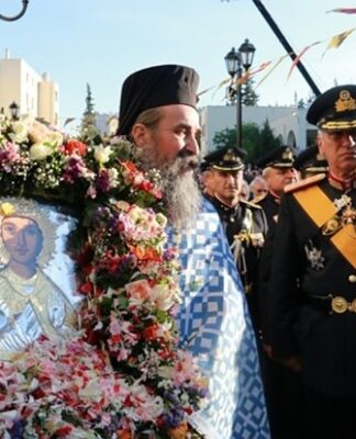 Με τιμές Αρχηγού Κράτους η υποδοχή του Ιερού Σκηνώματος της Αγίας Βαρβάρας