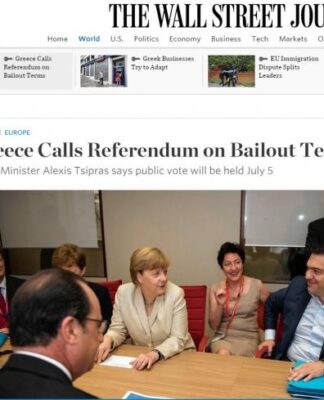 Wall Street Journal: Σκέφτονται να αποσύρουν την πρόταση οι δανειστές