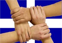 Η φωτογραφία με τον σκυμμένο αθλητή που έγινε VIRAL με αφορμή το Δημοψήφισμα!