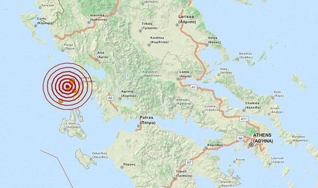 ΝΕΟΣ ΣΕΙΣΜΟΣ δυτικά της Λευκάδας!