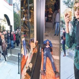 Απίστευτες εικόνες με τις ουρές στην Κηφισιά:Κοιμόντουσαν σε sleeping bags για να αγοράσουν…