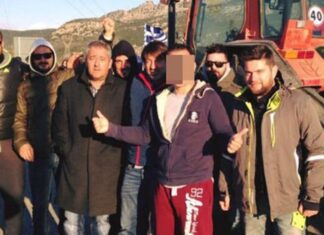 ΠAΣΙΓΝΩΣΤΟΣ Έλληνας τραγουδιστής στο πλευρό των αγροτών