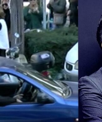 Κηδεία Παντελίδη: Φίλοι του έξω από την εκκλησία έβαλαν στη διαπασών τραγούδια του – Δάκρυα και χειροκροτήματα