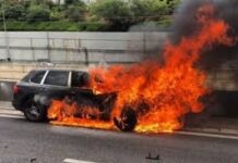 Ακούστηκε έκρηξη πριν πάρει φωτιά το τζιπ του Παναγιώτη Μαυρίκου; (VIDEO)