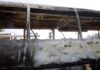 «Κάρβουνο» έγιναν λεωφορείο και τρόλεϊ από μολότοφ αντιεξουσιαστών – Κλειστή η Πατησίων