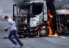 Σοκαριστικό τροχαίο στην Εθνική Οδό – Κάηκε ζωντανός οδηγός