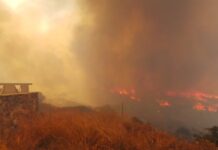 Σύρος: Ανεξέλεγκτη φωτιά απειλεί σπίτια – Εκκενώθηκε κατασκήνωση με παιδιά (ΦΩΤΟ+ΒΙΝΤΕΟ)