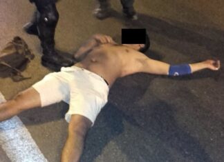 Αθήνα: Έλληνας καρατέγκα «ξάπλωσε» ισλαμιστή λαθρομετανάστη που επιτέθηκε με μαχαίρι σε περαστικούς και διερχόμενα αυτοκίνητα (ΦΩΤΟ)
