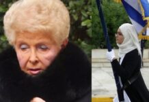 Παραλήρημα της Βέφας για τη σημαιοφόρο με τη μαντήλα – ΔΕΙΤΕ ΤΙ ΕΙΠΕ