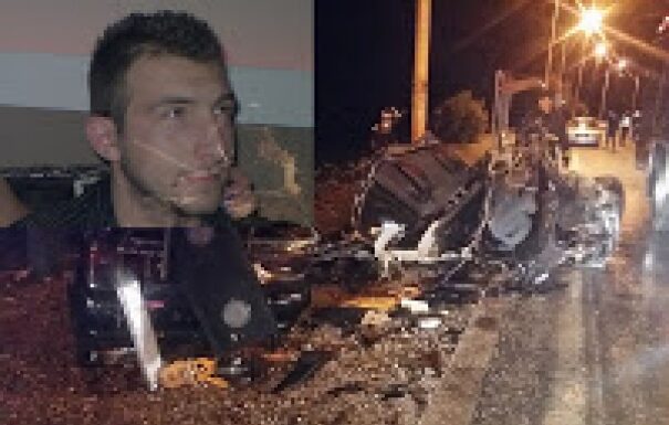 Ράγισαν και οι πέτρες στην κηδεία του 23χρονου Στράτου που σκοτώθηκε σε φρικτό τροχαίο