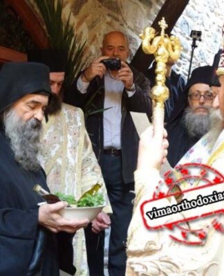 Αποκαλυπτήρια ψηφιδωτών Αρχαγγέλων στην Ι.Μ. Δοχειαρίου Αγίου Όρους