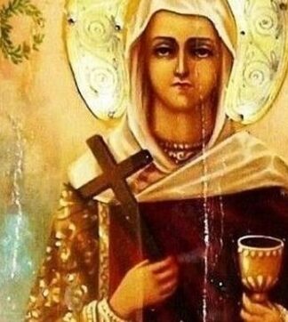 Γιατί η Αγία Βαρβάρα απεικονίζεται με ένα ποτήρι στο χέρι;