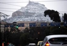 Καιρός Live: Μαγευτικό τοπίο στην Αθήνα – Στα λευκά και ο Λυκαβηττός (photo)