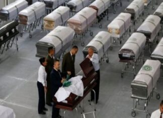 Θα ραγίσουν καρδιές στην κηδεία των νεκρών της Σαπεκοένσε! Παρατεταμένες στον αγωνιστικό χώρο του γηπέδου οι σοροί!