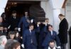 ΑΛΕΞΗΣ ΜΑΡΔΑΣ: Συντετριμμένος στην κηδεία του ο “άγνωστος” γιος του