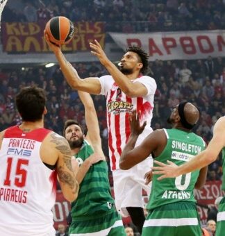 EUROLEAGUE: Ολυμπιακός – Παναθηναϊκός 77-69