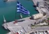 ΜΟΝΑΔΙΚΟ ΘΕΑΜΑ: Η ελληνική σημαία που σκέπασε το λιμάνι του Ηρακλείου!