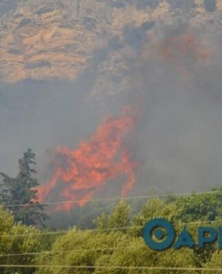 ΜΕΓΑΛΗ φωτιά στον Ταϋγετο