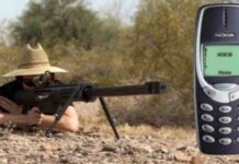 Χτύπησαν με ένα πυροβόλο ένα ΝΟΚΙΑ 3310 – Δείτε τι έγινε (Βίντεο)