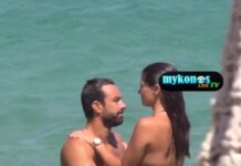 Χριστίνα Μπόμπα: Με αποκαλυπτικό μαγιό στην αγκαλιά του Τανιμανίδη στη Μύκονο